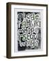 Alphabet, monoprint-Sarah Thompson-Engels-Framed Giclee Print