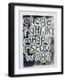 Alphabet, monoprint-Sarah Thompson-Engels-Framed Giclee Print