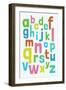 Alphabet of Colors I-null-Framed Art Print