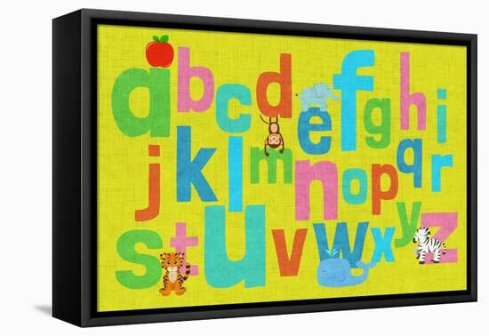 Alphabet of Colors II-null-Framed Stretched Canvas