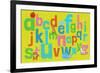 Alphabet of Colors II-null-Framed Art Print