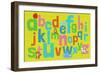 Alphabet of Colors II-null-Framed Art Print
