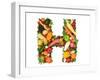 Alphabet Of Health - H-og-vision-Framed Art Print