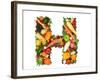 Alphabet Of Health - H-og-vision-Framed Art Print