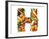 Alphabet Of Health - H-og-vision-Framed Art Print