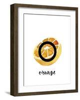 Alphabet Orange-Kristine Hegre-Framed Giclee Print