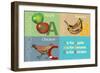 Alphabet Poster-naffarts-Framed Premium Giclee Print