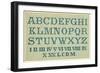 Alphabet Sampler-null-Framed Art Print