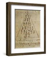 Alphabet Using by Carbonari  Organization-null-Framed Giclee Print