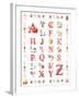 Alphabet-Carole Gray-Framed Giclee Print