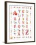 Alphabet-Carole Gray-Framed Giclee Print