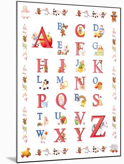 Alphabet-Carole Gray-Mounted Giclee Print