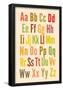 Alphabet-null-Framed Poster