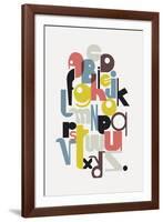 Alphabet-Laure Girardin Vissian-Framed Giclee Print