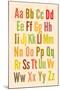 Alphabet-null-Mounted Poster