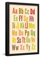 Alphabet-null-Framed Poster