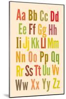 Alphabet-null-Mounted Poster
