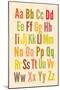 Alphabet-null-Mounted Poster
