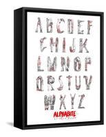 Alphabite-Doug Keith-Framed Stretched Canvas