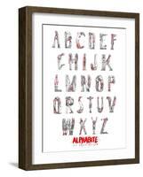 Alphabite-Doug Keith-Framed Art Print