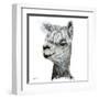 Alphie the Alpaca-Angela Bawden-Framed Art Print