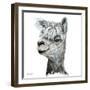 Alphie the Alpaca-Angela Bawden-Framed Art Print