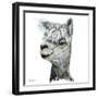 Alphie the Alpaca-Angela Bawden-Framed Art Print