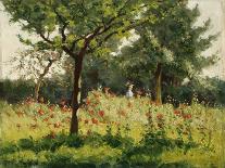 The Poppy Field-Alphonse Asselbergs-Framed Giclee Print