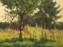 The Poppy Field-Alphonse Asselbergs-Mounted Giclee Print