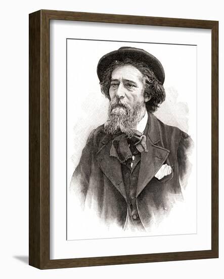 Alphonse Daudet, Goncourt-null-Framed Art Print