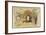 Alphonse Daudet with Scenes from Two of His Books-null-Framed Art Print