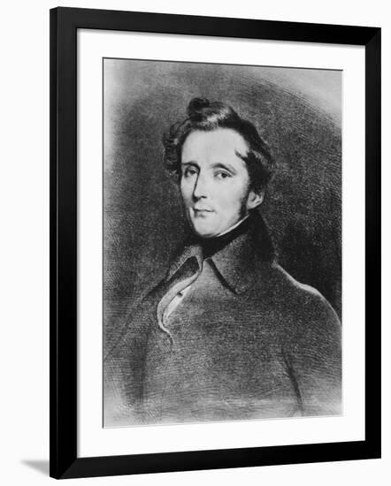 Alphonse De Lamartine, 1830-null-Framed Giclee Print