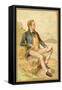 Alphonse De Lamartine, French Writer, Poet and Politician-null-Framed Stretched Canvas