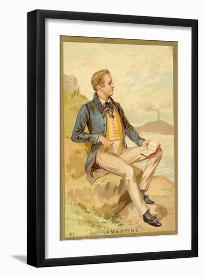 Alphonse De Lamartine, French Writer, Poet and Politician-null-Framed Giclee Print