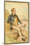 Alphonse De Lamartine, French Writer, Poet and Politician-null-Mounted Giclee Print