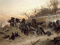 The Retreat of the French Artillery-Alphonse De Neuville-Giclee Print