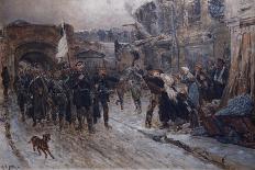 German parliamentarians entered Belfort on February 16, 1871, 1884-Alphonse Marie de Neuville-Giclee Print
