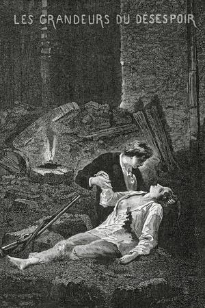 Les Grandeurs Du Desespoir - Illustration from Les Misérables, 19th Century