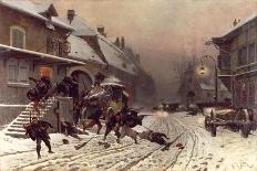 German parliamentarians entered Belfort on February 16, 1871, 1884-Alphonse Marie de Neuville-Giclee Print