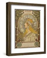 Alphonse Mucha, 1860-1939-Alphonse Mucha-Framed Giclee Print