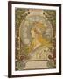 Alphonse Mucha, 1860-1939-Alphonse Mucha-Framed Premium Giclee Print