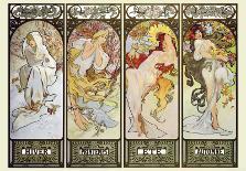 The Times of the Day: Night's Rest, 1899-Alphonse Mucha-Premium Giclee Print