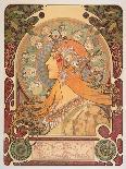 Decorative Plate with the Symbol of the Paris International Exhibition, 1897-Alphonse Mucha-Giclee Print