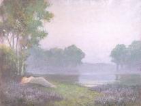 Asleep in the Heather, Morning, 1935 (Oil on Canvas)-Alphonse Osbert-Giclee Print