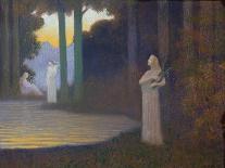 The Solitude of Christ, 1897 (Oil on Wood)-Alphonse Osbert-Giclee Print