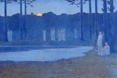 The Solitude of Christ Par Osbert, Alphonse (1857-1939). Oil on Wood, Size : 37,5X56, 1897, Private-Alphonse Osbert-Giclee Print