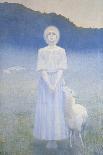 The Solitude of Christ, 1897 (Oil on Wood)-Alphonse Osbert-Giclee Print