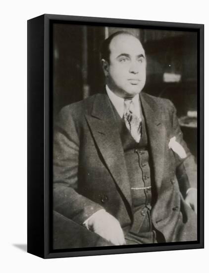 Alphonse "Scarface" Capone Chicago Gangster-null-Framed Stretched Canvas