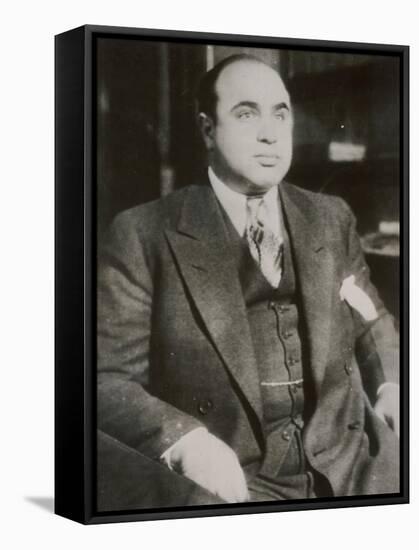 Alphonse "Scarface" Capone Chicago Gangster-null-Framed Stretched Canvas