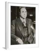 Alphonse "Scarface" Capone Chicago Gangster-null-Framed Photographic Print